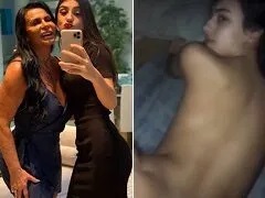 Bia Miranda neta da Gretchen de 18 aninhos caiu na net transando de quatro