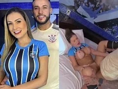 Andressa Urach transando com amigo Ton Fernands no motel e filmando tudo